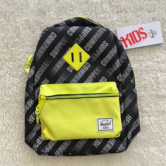 Herschel Heritage Kids Backpack | HSC Motion Black/Highlight - Picture 5 of 15